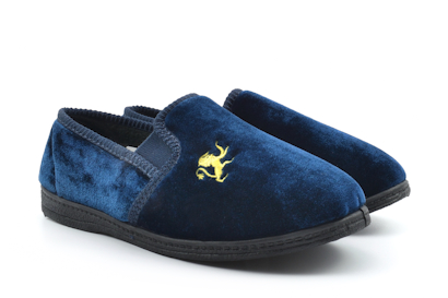 Sleepers Boys Kyle Slip On Slippers Navy Blue